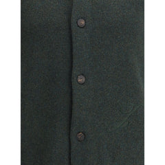Embroidered Virgin Wool Cardigan
