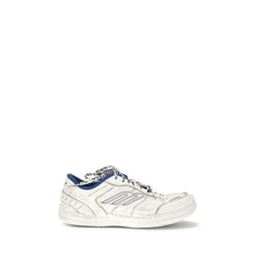 Gray Calf Leather Bos Taurus Athletic Sneakers