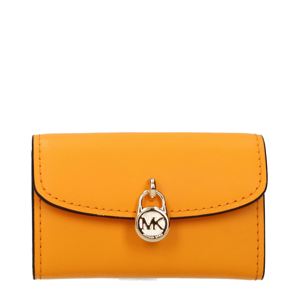 Orange Leather Wallet