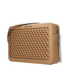 حقيبة كروس براون جلدية