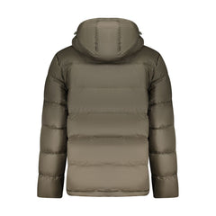 Brown Polyamide Jackets & Coat