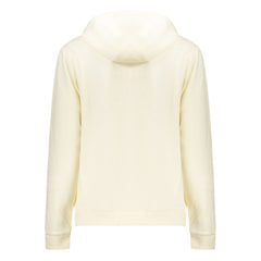 White Cotton Women's Hoodie Sweatshirt