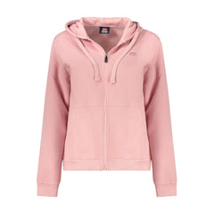Rosa Cotton Women Sweatshirt with Zip and Pockets