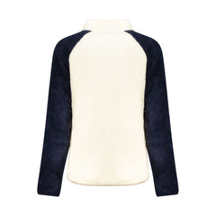 بلوزة نسائية من البوليستر باللون الأبيض