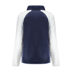 Blue Polyester Women Sweatshirt