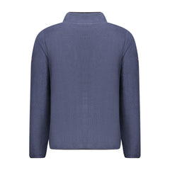Blue Polyester Men's Sweatshirt