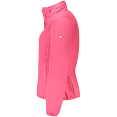 Pink Polyester Jackets & Coat