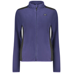 Blue Polyester Women Sweatshirt