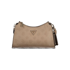 Beige Polyethylene Handbag