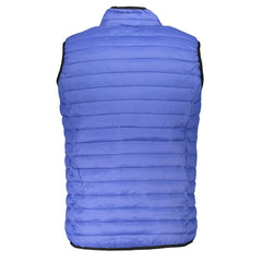 Blu Poliammide Men's Gilet