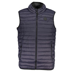 Blu Poliammide Men's Gilet
