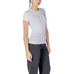 تي شيرت قطن أبيض