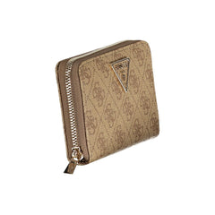 Beige Polyethylene Women Wallet