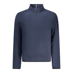 Blue Polyester Men's Sweatshirt