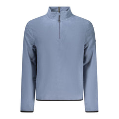 Blue Polyester Men's Sweatshirt