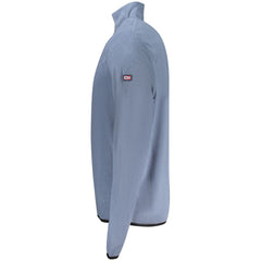 Blue Polyester Men's Sweatshirt