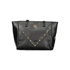Black PVC Women Handbag