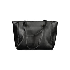 Black PVC Women Handbag