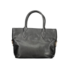 Black PVC Women Handbag