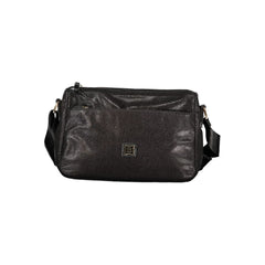 Black Polyester Women's Handbag