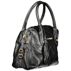 Black PVC Women Handbag