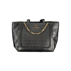 Black PVC Women Handbag
