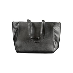 Black PVC Women Handbag