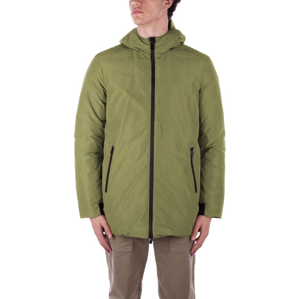 Green Polyester Jackets &amp; Coat