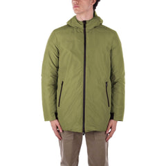 Green Polyester Jackets &amp; Coat