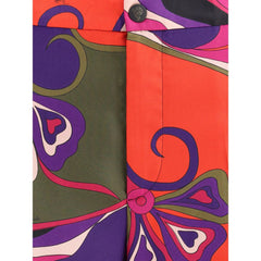 بنطال كاجوال من الحرير متعدد الألوان