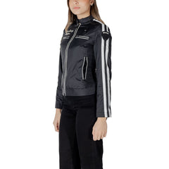 Black Polyamide Jackets & Coat