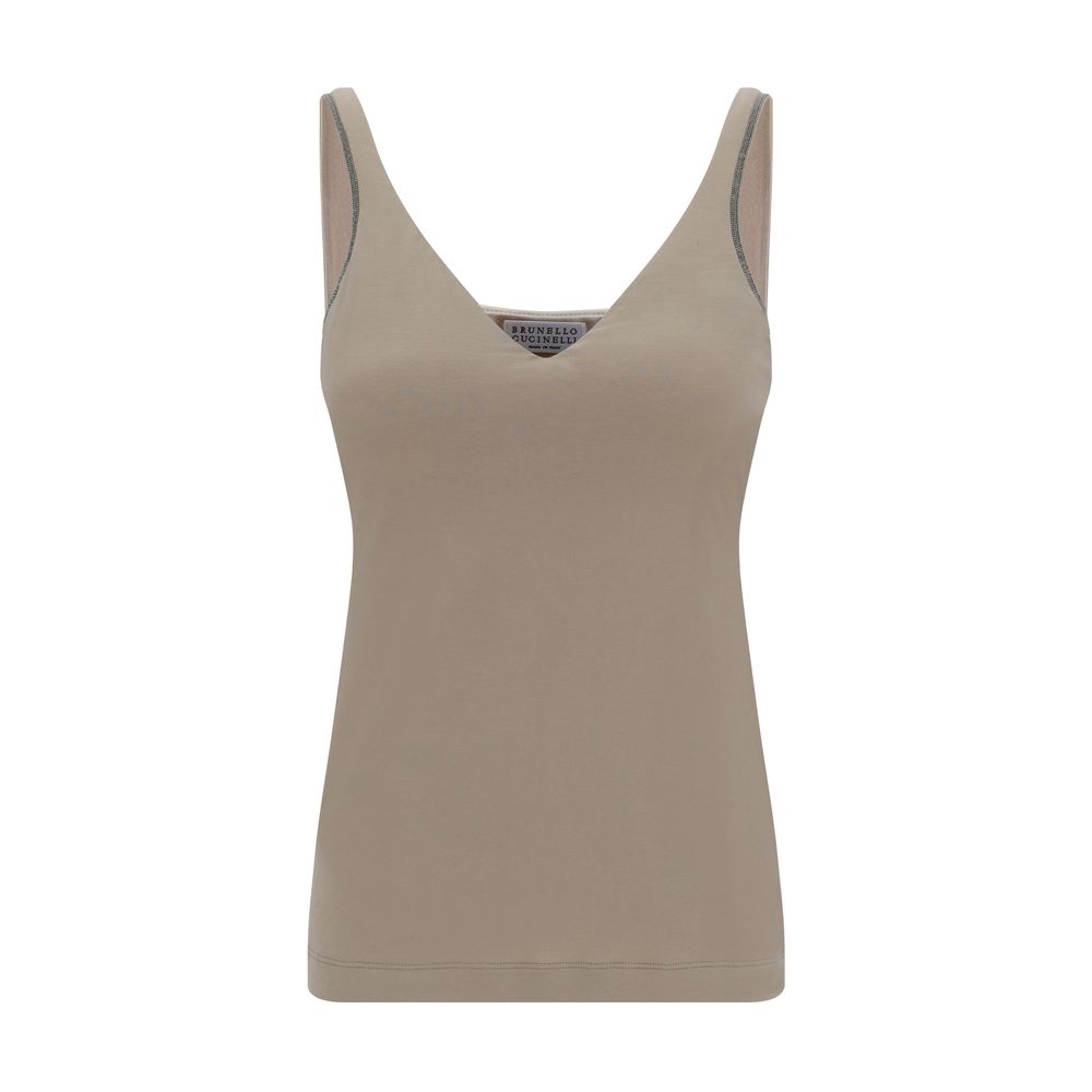 Beige Cotton Top