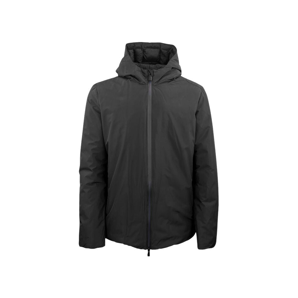 Black Polyester Jackets &amp; Coat
