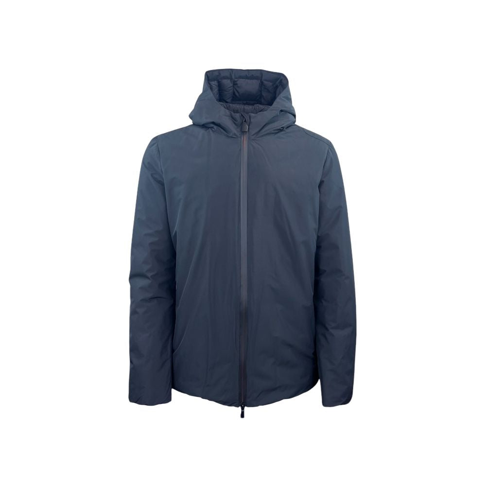 Blue Polyester Jackets &amp; Coat