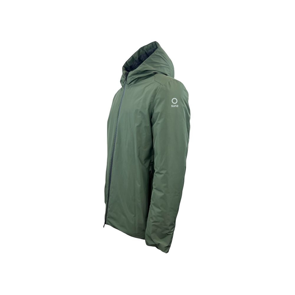 Green Polyester Jackets &amp; Coat