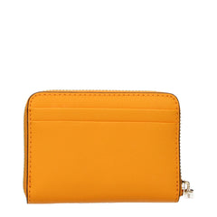 Orange Leather Cardholders