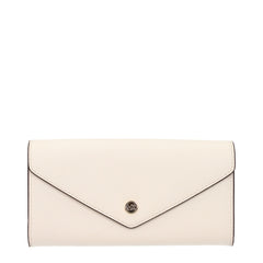 Beige Leather Wallets