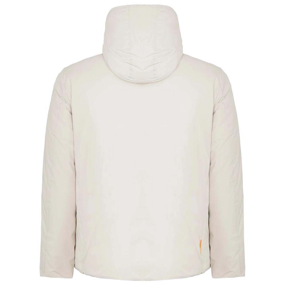 White Polyester Jackets &amp; Coat
