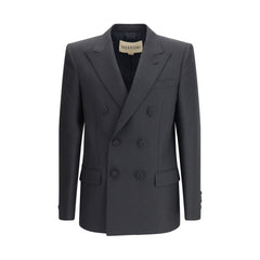 Black Polyester Coat