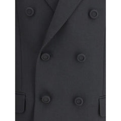 Black Polyester Coat