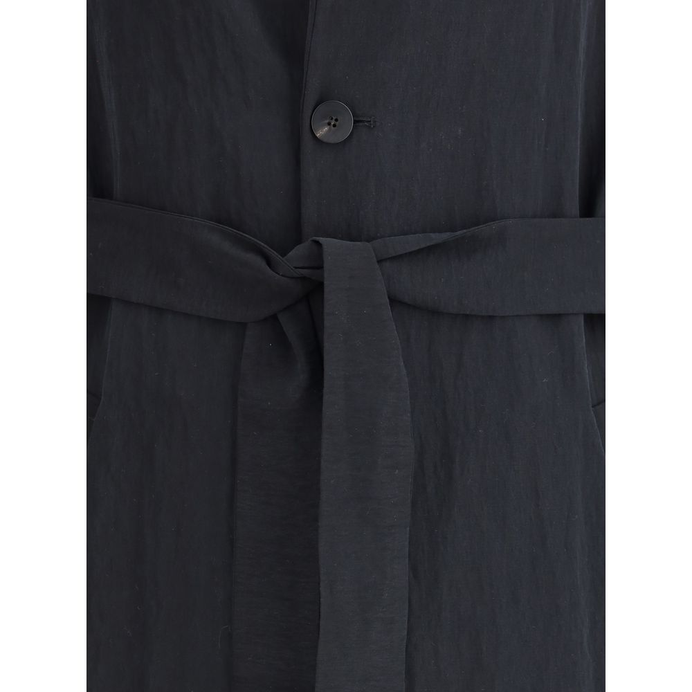 Lyocell-blend Trench Coat