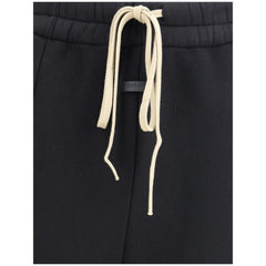 بنطال كاجوال من القطن الأسود