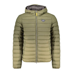 Green Polyamide Men Jacket