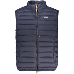 Blue Polyamide Men's Jacket
