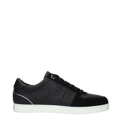 Black Leather Low Tops