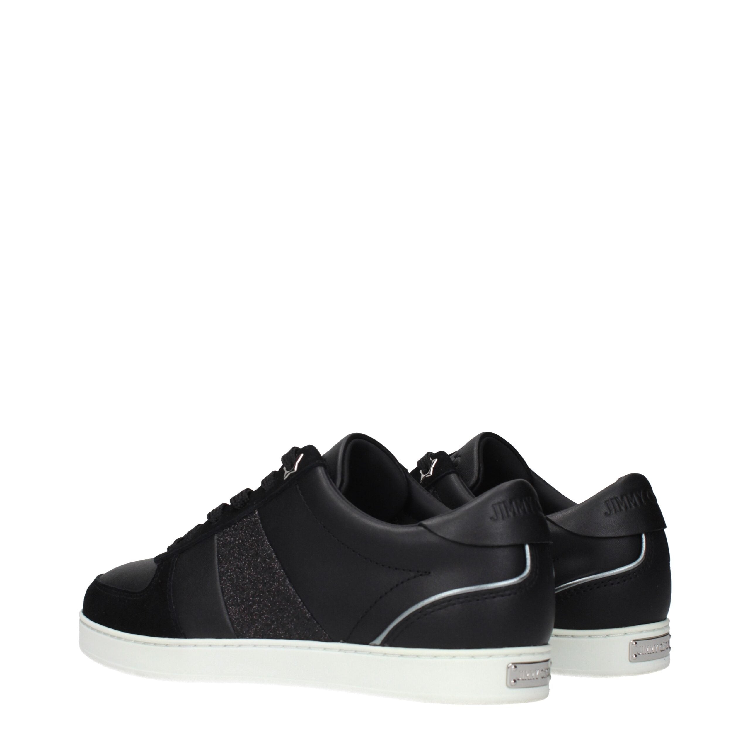 Black Leather Low Tops