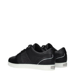 Black Leather Low Tops