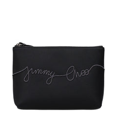 Black Satin Clutch Bag