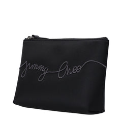 Black Satin Clutch Bag