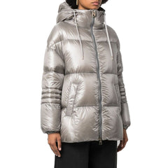 معطف رمادي من البولي أميد